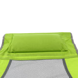 Maxbell Outdoor Foldable Camping Chair Fishing Beach Seat Lounger w/ Pillow Green