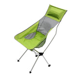 Maxbell Outdoor Foldable Camping Chair Fishing Beach Seat Lounger w/ Pillow Green