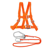 Maxbell Outdoor 5 point Half Body Climbing Harness Safety Belt Rescue Rope L + 5m