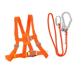 Maxbell Outdoor 5 point Half Body Climbing Harness Safety Belt Rescue Rope L + 5m
