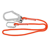 Maxbell Outdoor 5 point Half Body Climbing Harness Safety Belt Rescue Rope L + 5m