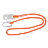 Maxbell Climbing Arborist Safety Lanyard with Snap Hook Fall Protection B type 1.6m