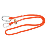 Maxbell Climbing Arborist Safety Lanyard with Snap Hook Fall Protection C type 1.6m