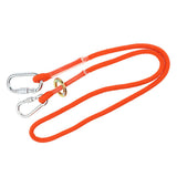 Maxbell Climbing Arborist Safety Lanyard with Snap Hook Fall Protection C type 1.6m