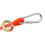 Maxbell Climbing Arborist Safety Lanyard with Snap Hook Fall Protection C type 1.6m