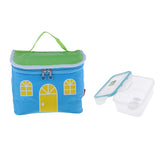 Maxbell Portable Insulated Lunch Box Cooler Storage Bag Carry Tote Container Blue