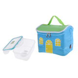 Maxbell Portable Insulated Lunch Box Cooler Storage Bag Carry Tote Container Blue