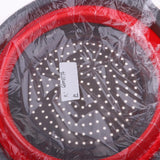 Maxbell Camping Hiking Collapsible Colander Kitchen Folding Strainer Basket L Red