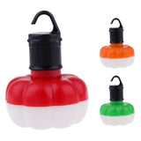 Maxbell Outdoor Camping Pumpkin Lantern Decoration Light LED Tent Hook Lamp Red