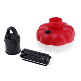 Maxbell Outdoor Camping Pumpkin Lantern Decoration Light LED Tent Hook Lamp Red