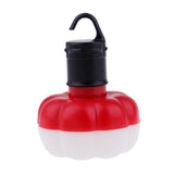 Maxbell Outdoor Camping Pumpkin Lantern Decoration Light LED Tent Hook Lamp Red