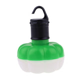 Maxbell Outdoor Camping Pumpkin Lantern Decoration Light LED Tent Hook Lamp Green