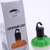 Maxbell Outdoor Camping Pumpkin Lantern Decoration Light LED Tent Hook Lamp Green