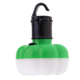 Maxbell Outdoor Camping Pumpkin Lantern Decoration Light LED Tent Hook Lamp Green
