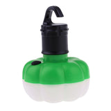 Maxbell Outdoor Camping Pumpkin Lantern Decoration Light LED Tent Hook Lamp Green