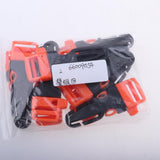 Maxbell 10pcs Cord Bracelet Side Release Buckle Survival Whistle 7.5x3.5cm Orange