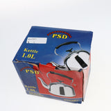 Maxbell Whistling Kettle Stainless Steel Camping Kitchen Tea Coffee Water Pot 1L