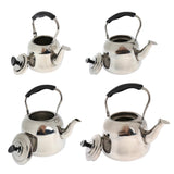 Maxbell Whistling Kettle Stainless Steel Camping Kitchen Tea Coffee Water Pot 1L