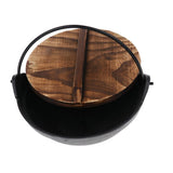Maxbell Portable Shallow Mouth Camping Hanging Pot Outdoor Cooking Cookware 20cm