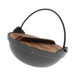 Maxbell Portable Shallow Mouth Camping Hanging Pot Outdoor Cooking Cookware 20cm