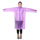 Maxbell Reusable Adult Outdoor Hiking Mountaineering Raincoat Rain Jacket purple