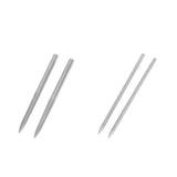 Maxbell 2pcs Stainless Steel Paracord Fid Lacing Stitching Needles Outdoors 80x3mm