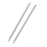 Maxbell 2pcs Stainless Steel Paracord Fid Lacing Stitching Needles Outdoors 80x3mm