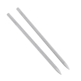 Maxbell 2pcs Stainless Steel Paracord Fid Lacing Stitching Needles Outdoors 80x3mm