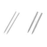 Maxbell 2pcs Stainless Steel Paracord Fid Lacing Stitching Needles Outdoors 80x3mm