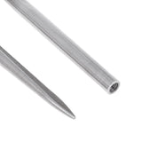 Maxbell 2pcs Stainless Steel Paracord Fid Lacing Stitching Needles Outdoors 80x5mm