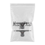 Maxbell 2 Pieces Replacement Aluminum Alloy Longboard/Skateboard Trucks Set black