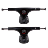 Maxbell 2 Pieces Replacement Aluminum Alloy Longboard/Skateboard Trucks Set black