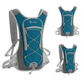 Maxbell 2L Water Backpack Hydration Pack Camping Water Bladder Bag Pouch Lake Blue