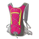 Maxbell 2L Water Backpack Hydration Pack Camping Water Bladder Bag Pouch Rose Red