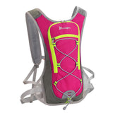Maxbell 2L Water Backpack Hydration Pack Camping Water Bladder Bag Pouch Rose Red