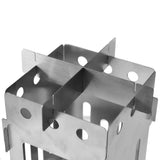 Maxbell Stainless Steel Foldable Camping Wood Stove Outdoor Picnic Backpacking Stove