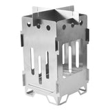 Maxbell Stainless Steel Foldable Camping Wood Stove Outdoor Picnic Backpacking Stove