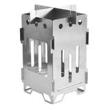 Maxbell Stainless Steel Foldable Camping Wood Stove Outdoor Picnic Backpacking Stove