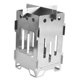 Maxbell Stainless Steel Foldable Camping Wood Stove Outdoor Picnic Backpacking Stove