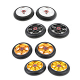 Maxbell 1 Pair Replacement 110mm Stunt Scooter Wheels with Standard Bearings Silver