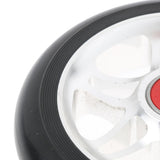 Maxbell 1 Pair Replacement 110mm Stunt Scooter Wheels with Standard Bearings Silver