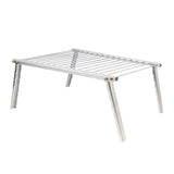 Maxbell Portable Stainless Steel Grill for Campers, Backpacking, Survival Bag Storage