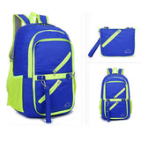Maxbell Outdoor Sport Backpack Travel Daypack Nylon Waterproof Folding Bag Blue