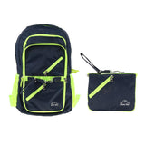 Maxbell Outdoor Sport Backpack Travel Daypack Nylon Waterproof Folding Bag Navy blue