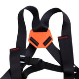 Maxbell Body Safety Waist Harness Climbing Descending Seat Belt Fall Protection Black