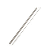 Maxbell Long Titanium Drinking Straw + Cleaning Brush Straight 192mm True Color