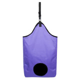 Maxbell Waterproof Horse Hay Bag Equestrian Slow Feed Haylage Hay Bag Tote Purple