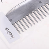 Maxbell Stainless Steel Horse Curry Comb Brush Horse Grooming Equestrian Supplies