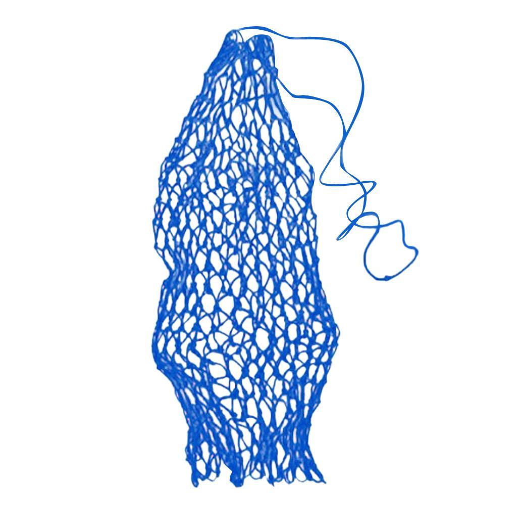 Maxbell Horse Slow Feed Hay Net Bag Braided Nylon Horse Haylage Mesh Feeder M Blue