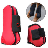 Maxbell 2 Pairs Horse Leg Boots Front Hind Leg Tendon Protect Equestrian Royal blue